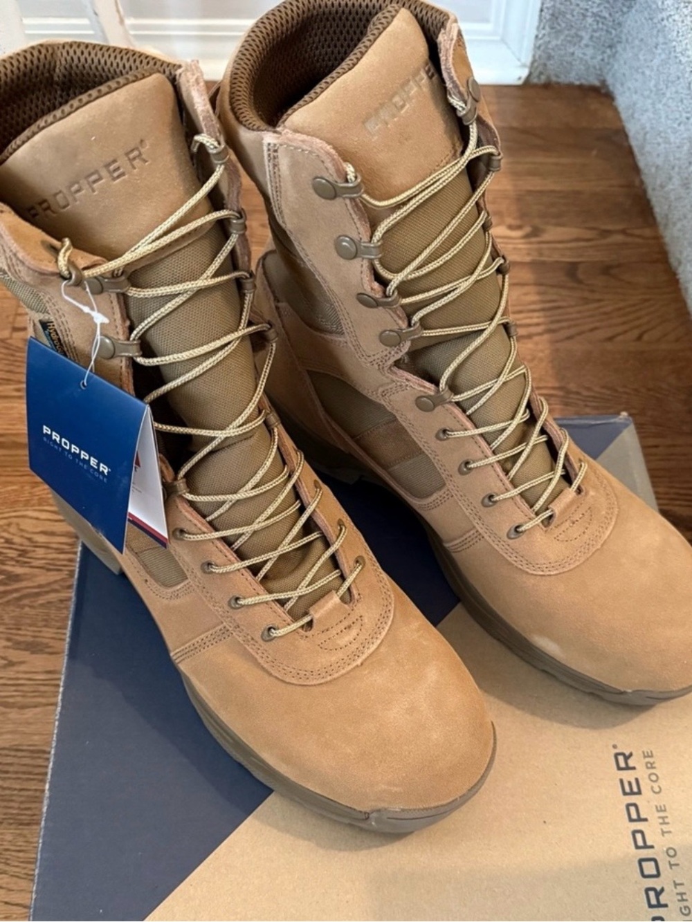 Propper Tan Lace-Up Tactical Boots